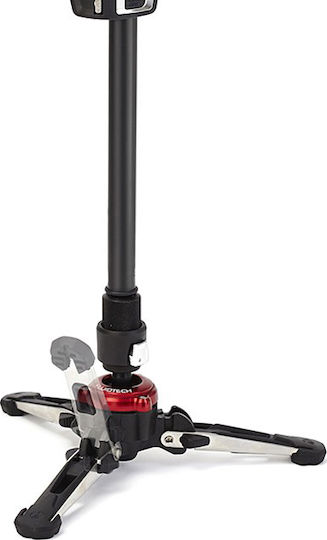 Manfrotto XPRO Carbon 5 Section Fluid Video Monopod with Tripod Base and Hydraulic Head