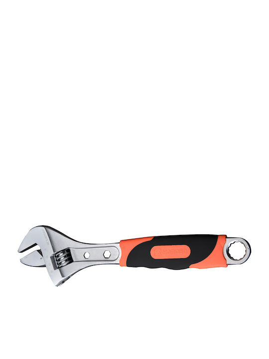 Harden French Wrench with Adjustable Opening 30mm and Anti-Slip Handle 300mm 12"