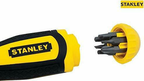 Stanley Screwdriver Ratchet with 11 Magnetic Interchangeable Tips