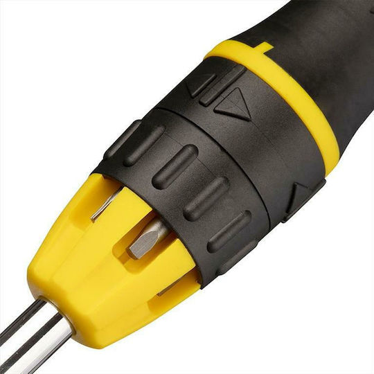 Stanley Screwdriver Ratchet with 11 Magnetic Interchangeable Tips