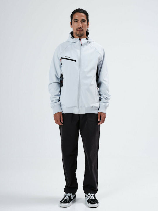Winter Jacke Softshell Wasserdicht und Winddicht Ice White