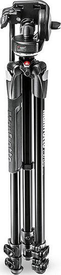 Manfrotto Τρίποδο Βίντεο 290 Xtra Alu 3-Section από Αλουμίνιο με Υδραυλική Κεφαλή και Αντοχή 4kg