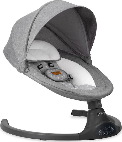 Momi Electric Relax pentru Bebeluși Lami cu Muzică și Vibrații Gri închis pentru Copil până la 9kg