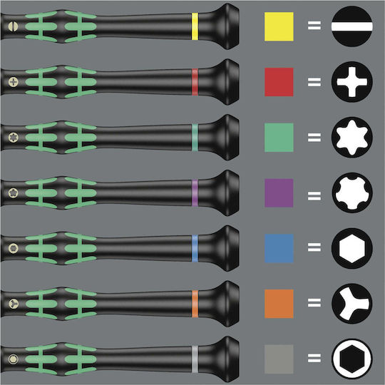 Wera Set 6 Electrician Precision Screwdrivers
