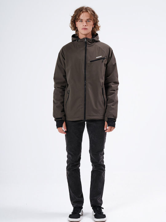 Winter Jacke Khaki