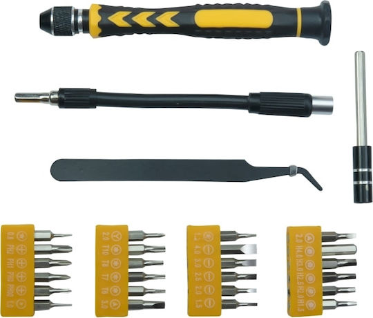Epica Star Screwdriver with 24 Interchangeable Tips