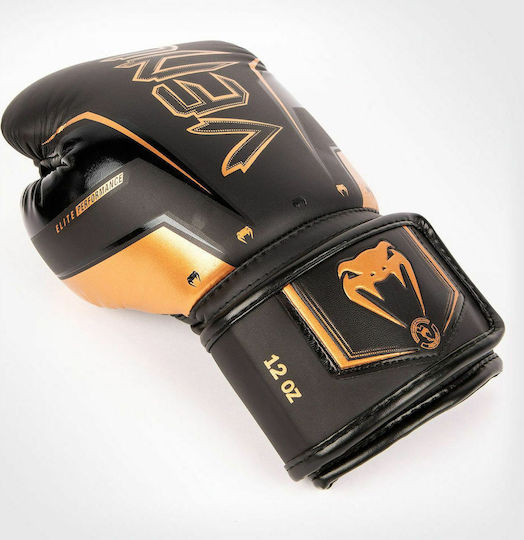 Venum Elite Evo 04260 Boxing Gloves for Match Black/Bronze