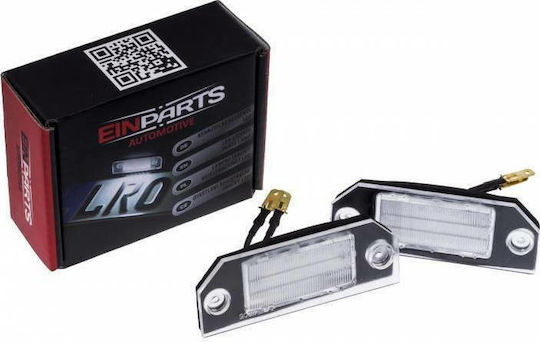 Einparts License Plate Lights LED Fiat 500 2 Pieces
