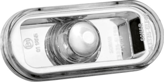 Dectane Φλας για Audi A3 01+ A4 99+ A6 98 01 Chrome 2τμχ