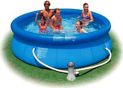 Intex Easy Set Piscină Rotundă 3853lt Gonflabilă 305x76cm Albastră