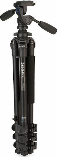 Benro Series 1 Aluminum Camera Tripod & HD1 3-Way Pan/Tilt Head