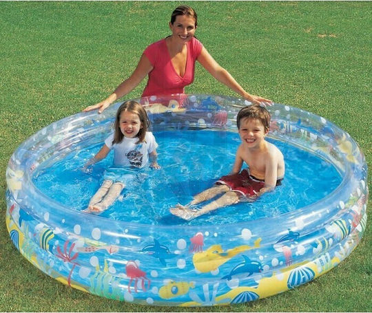 Bestway Children's Round Swimming Pool PVC 500L Inflatable 183x33cm Ocean