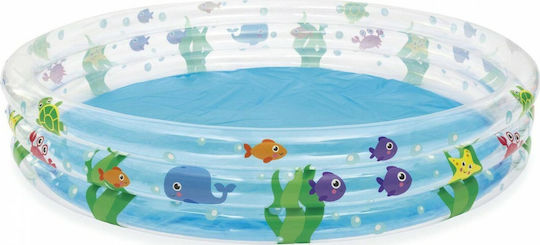 Bestway Children's Round Swimming Pool PVC 500L Inflatable 183x33cm Ocean