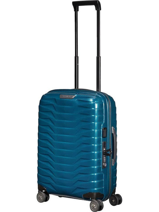 Samsonite Proxis Cabin Hard Green Suitcase With 4 Wheels Height 55cm