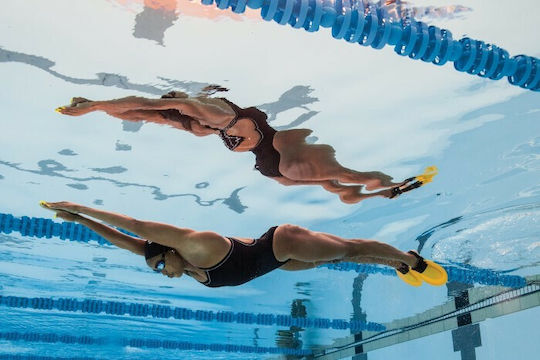 Finis Βατραχοπέδιλα Κολύμβησης Positive Drive Κοντά Κίτρινα