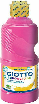 Giotto School Paint Τέμπερα Ζωγραφικής Φούξια Magenta σε Μπουκάλι 250ml