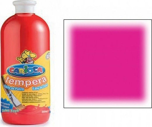 Carioca Τέμπερα Ζωγραφικής Magenta σε Μπουκάλι 500ml