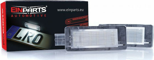 Einparts Φώτα Πινακίδας Led για Renault Captur 2τμχ