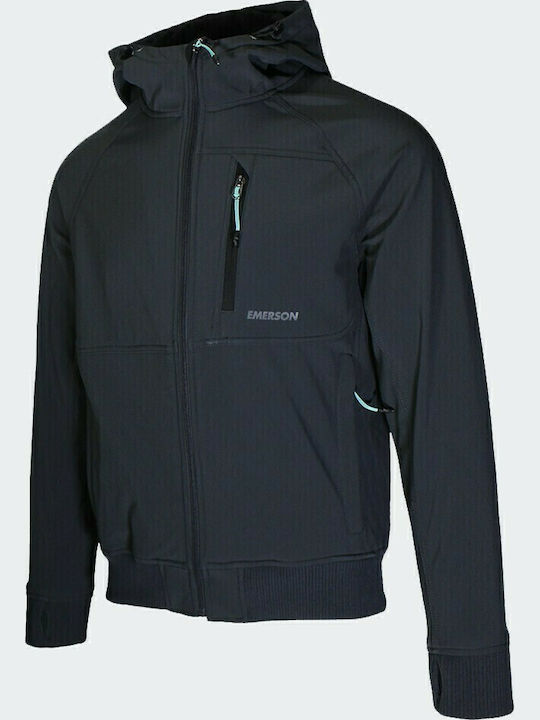 Winter Jacke Softshell Wasserdicht und Winddicht Gray