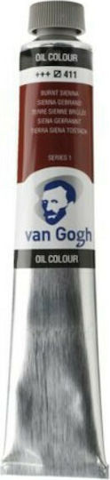 Royal Talens Van Gogh Oil Colour Burnt Sienna 411 20ml