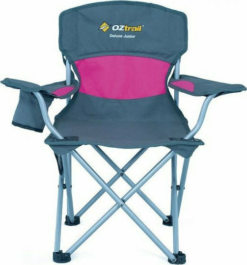 OZtrail Deluxe Junior FCC-DJC-B Παιδική Καρέκλα Παραλίας Ροζ 58x38εκ.
