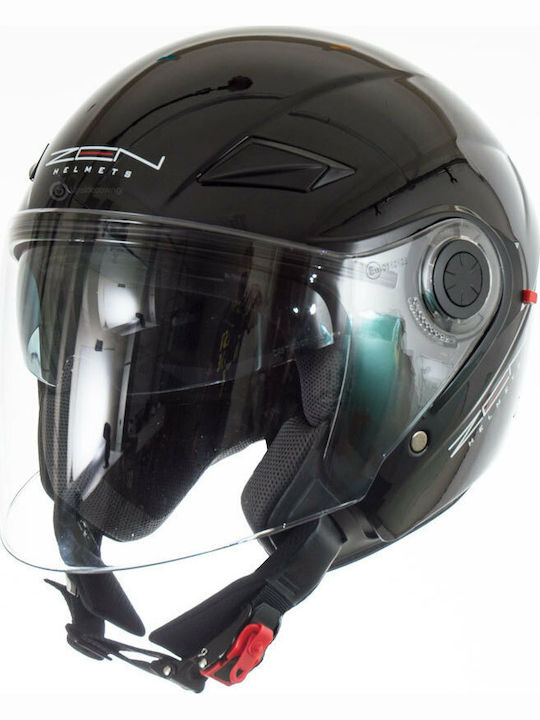 Zen ZN-105 Black Κράνος Μηχανής Jet