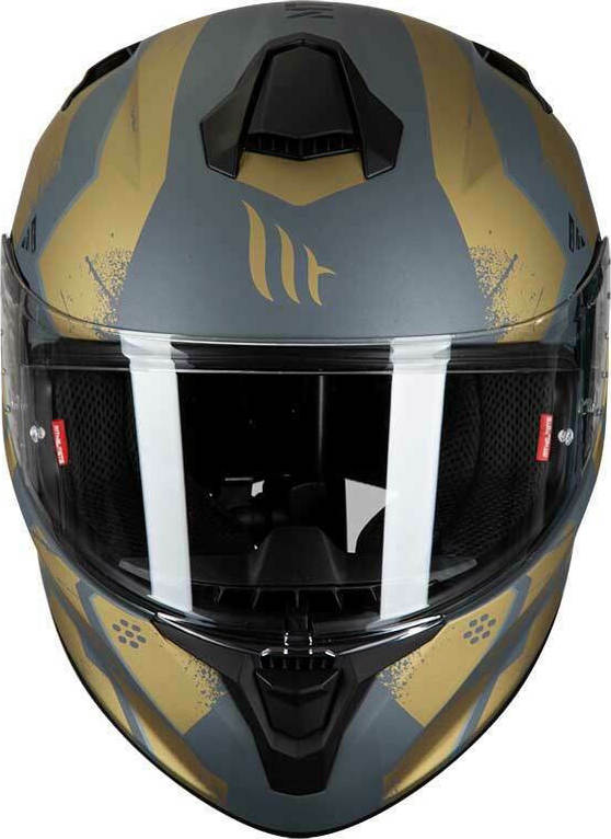MT Targo Explorer Matt Gold Κράνος Μηχανής Full Face 1450gr | Skroutz.gr