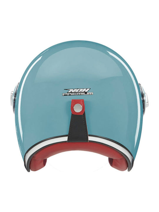 Nox Heritage Lagoon Blue Motorradhelm Jet 1200gr NOX000KRA16