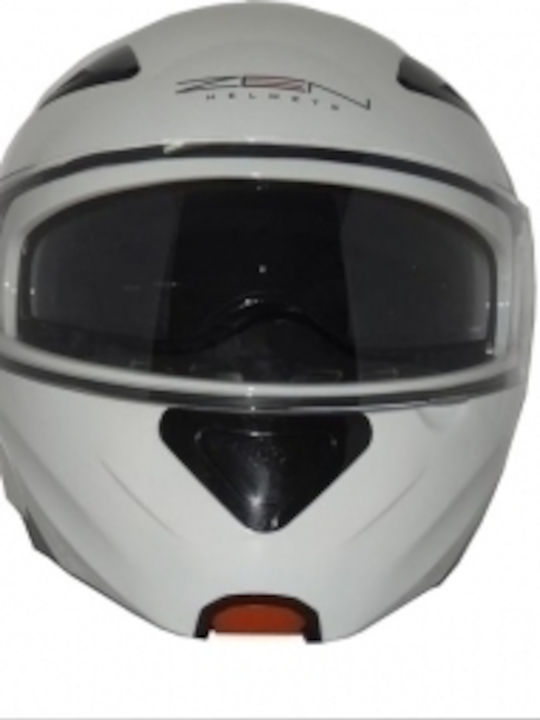 Zen ZN-301 White Κράνος Μηχανής Flip-Up ECE 22.05 1500gr