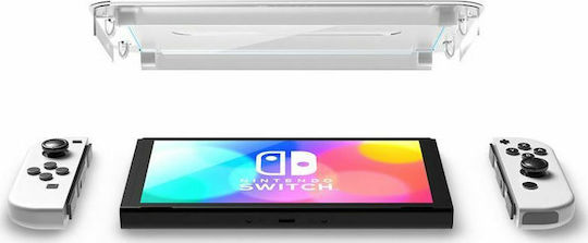 Spigen Ez Fit GLAS.tR Screen Protector Tempered Glass for Switch OLED