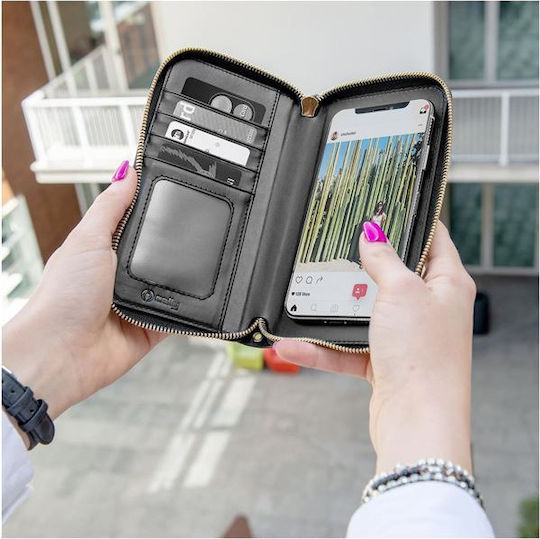 Celly Venere Buchhülle / Beutel bis 6.5" Schwarz VENEREBK