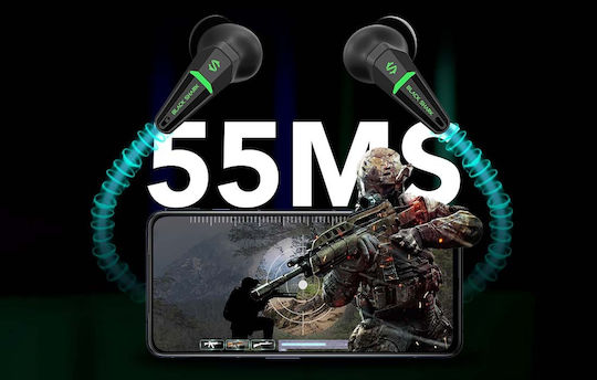 Black Shark Lucifer T1 In-ear Bluetooth Handsfree Ακουστικά με Θήκη Φόρτισης Μαύρα