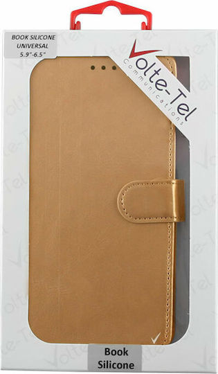 Volte-Tel Universal Book Buchhülle bis 5.2" Gold 8212666