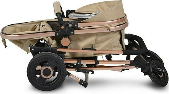 Moni Gigi 2 in 1 Baby Stroller Suitable for Newborn Dark Grey 12.5kg