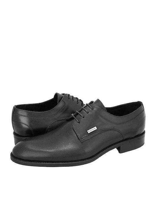 Guy Laroche Men's Leather Dress Shoes Black