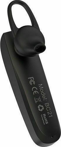 Borofone BC21 Earbud Bluetooth Handsfree Ακουστικό Μαύρο