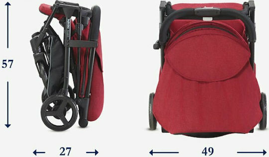 Inglesina Sketch Baby Stroller Suitable from 6+ Months Total Black 6.9kg