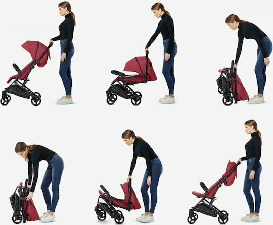 Inglesina Sketch Baby Stroller Suitable from 6+ Months Total Black 6.9kg