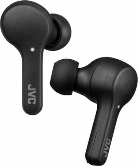 JVC HA-A7T In-Ear Bluetooth-Freisprecheinrichtung Kopfhörer mit Schweißresistenz und Ladeetui Schwarz