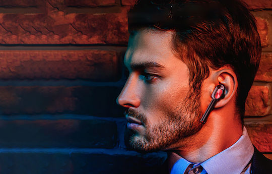 BlitzWolf AirAux AA-UM5 In ear Bluetooth хендсфри Слушалки с Устойчивост на Пот и Кутийка за Зареждане Черен