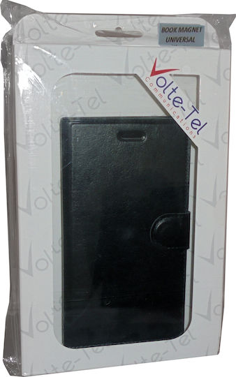Volte-Tel Leather Book 3m Magnet έως 6.3" (Μαύρο)