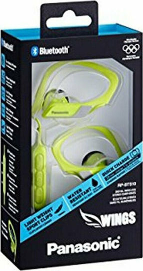 Panasonic RP-BTS10 In-ear Bluetooth Handsfree Ακουστικά Κίτρινα