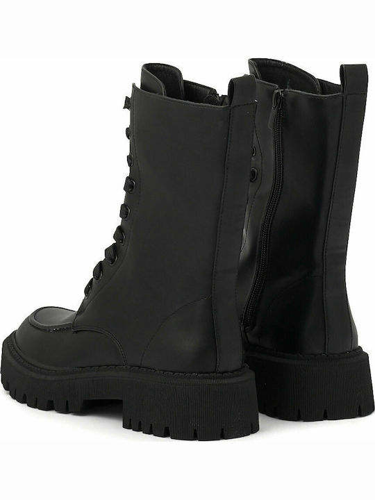 Oriana322 Women's Ankle Boots with Medium Heel Black