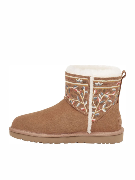 Ugg Australia Classic Beauty Mini Stiefeletten Chestnut 1121750-CHE