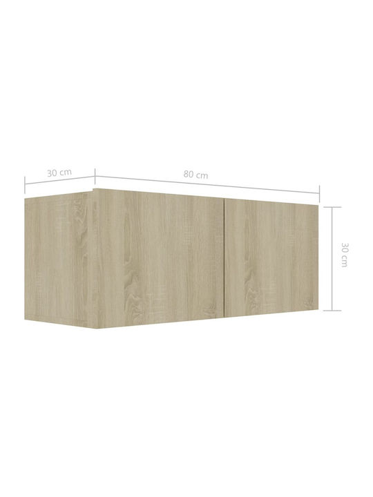 Cabinet Wall Sonoma 80x30x30cm