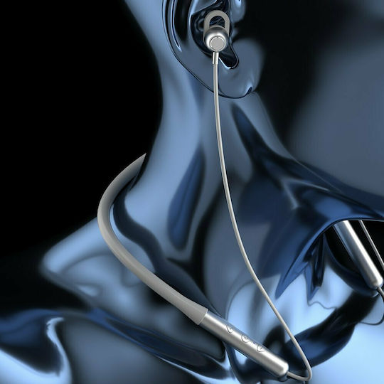 Dudao U5a In-ear Bluetooth Handsfree Ακουστικά Ασημί