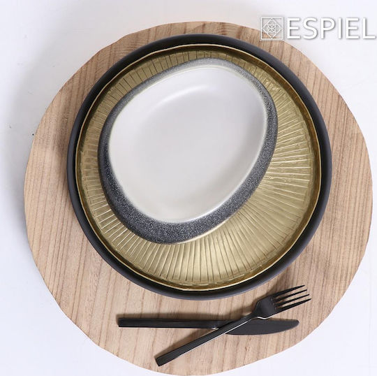 Espiel Divine Лъжица За Храна Inox Черна 20.7cm K12