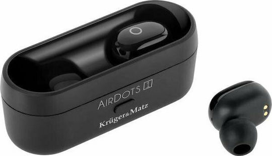 Kruger & Matz Airdots 1 In-ear Bluetooth Handsfree Ακουστικά Μαύρα