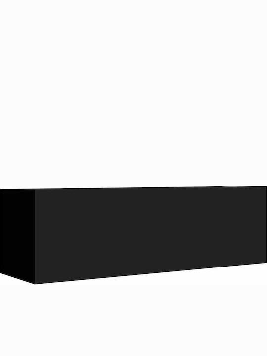 Living Room TV Unit Μαύρο L100xW30xH30cm