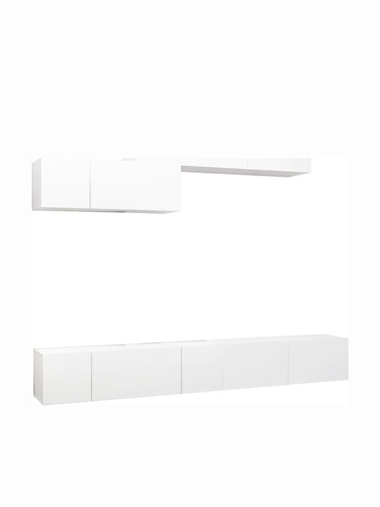 Wohnzimmer TV-Einheit White L100xB30xH30cm